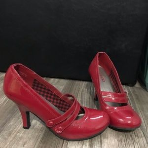 Bright Red High Heels